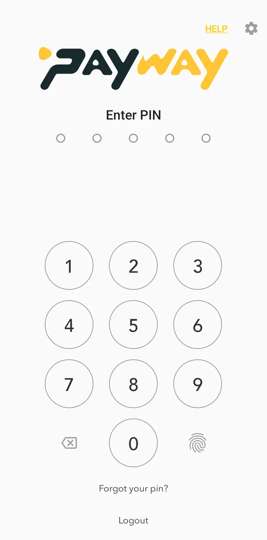 Next time, the app asks only for your 5-digit PIN.