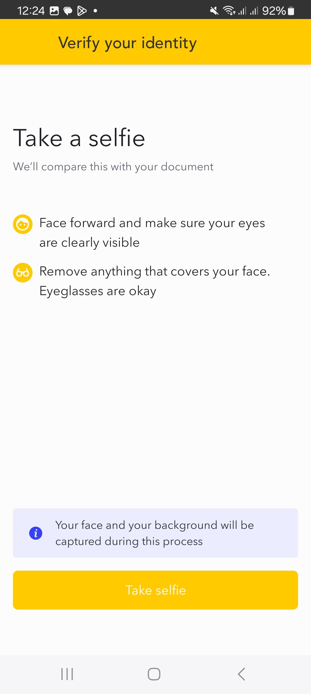Align Face for Selfie