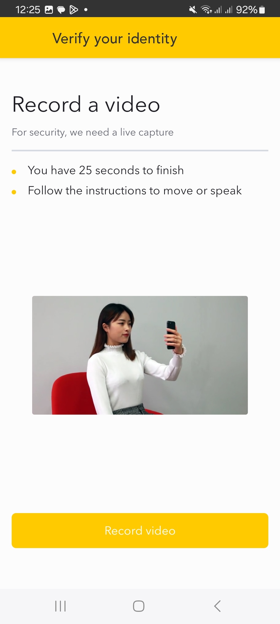 Record Video Instructions